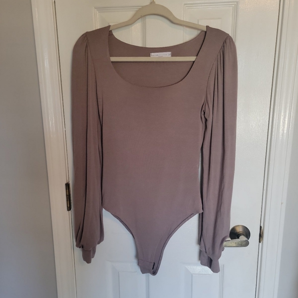 Balloon Sleeve Bodysuit